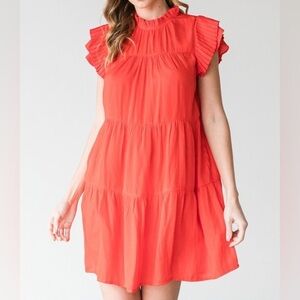 Mandarin organza woman’s dress. Size S NWT